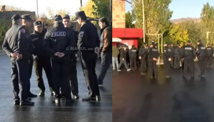  Հովհաննավանքի տարածքում ոստիկանական մեծաթիվ ուժեր են 