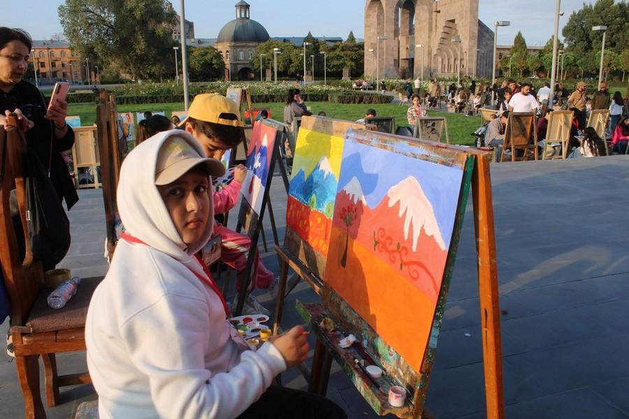 «Արարատ լեռը հայ ժողովրդի ինքնության խորհրդանիշն է». երեխաներից յուրաքանչյուրը յուրովի պատկերեց Հայոց սրբազան լեռը