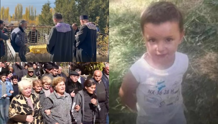  Վերջին հրաժեշտը՝ 3 տարեկան Տիգրանին 