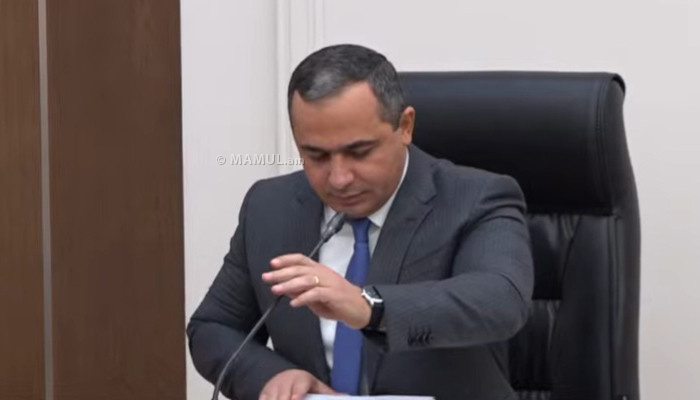  ՔԿ նախագահ Արթուր Պողոսյանն ԱԺ-ում է 