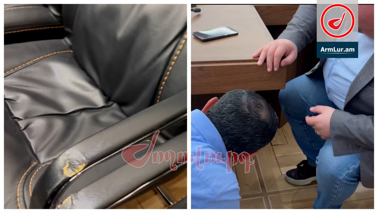 ՏԵՍԱՆՅՈՒԹ․ ԱԺ-ի 40 մլն դրամանոց կահույքը մաս-մաս փշրվում է․ՔԿ նախագահը և պատգամավորը հայտնվեցին արտառոց իրավիճակում