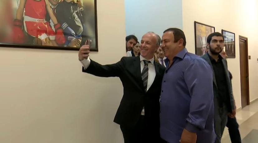 Քիքբոքսինգի համաշխարհային ասոցիացիայի նախագահ Ռոյ Բեյքերի հետ այցելեցինք «Օլիմպավան». Ծառուկյան