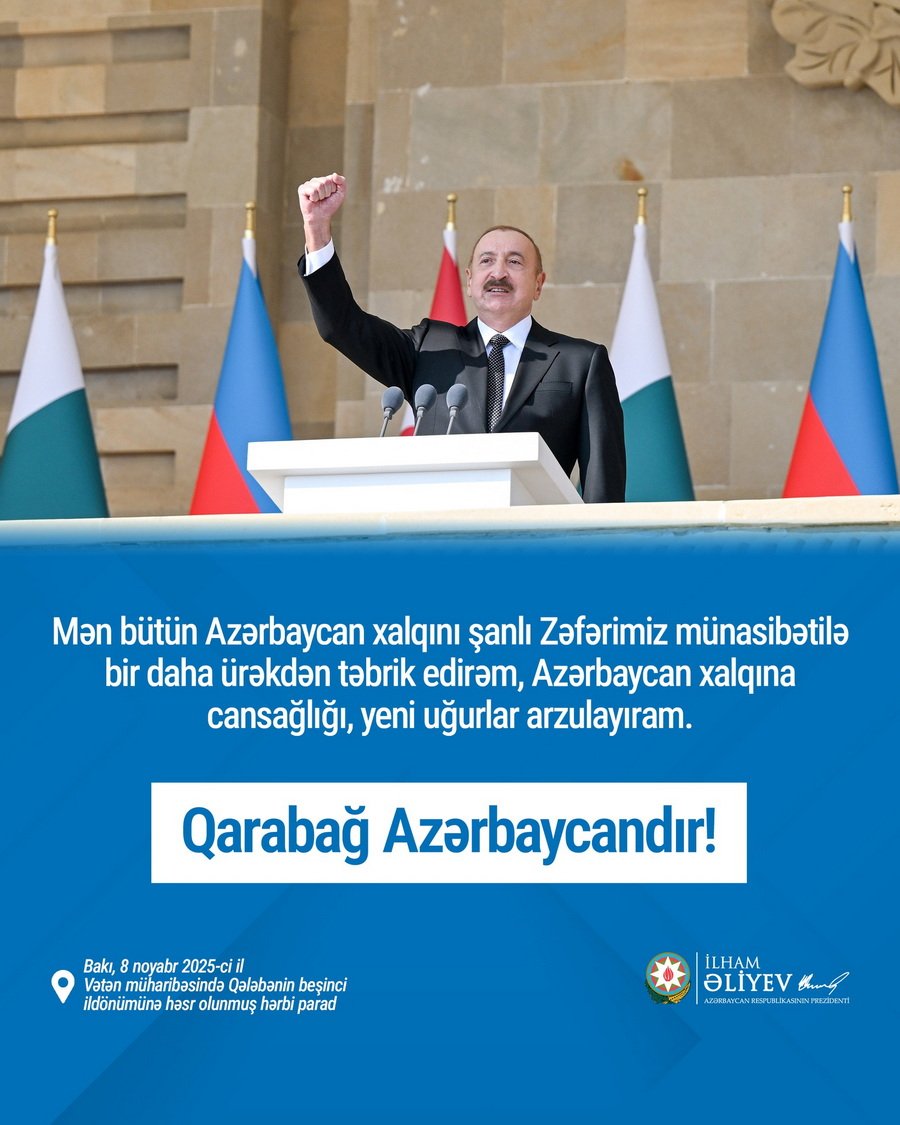 «Բաքվի հայակեր առաջնորդն Արցախը հայաթափելուց հետո «ոգեկոչում» է Էնվերին Ստեփանակերտի մեջ եւ հարց է ուղղում հայությանը՝ չվախենալ «ադրբեջանցիների վերադարձի» պրոյեկտից»