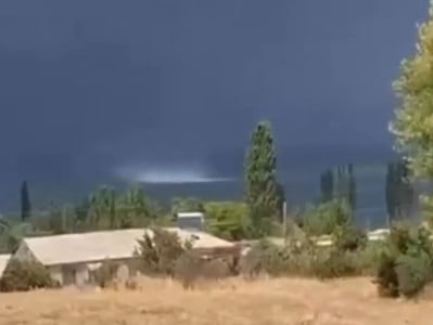 Այսօր Սևանա լճի վրա դիտվել է հզոր պտտահողմ