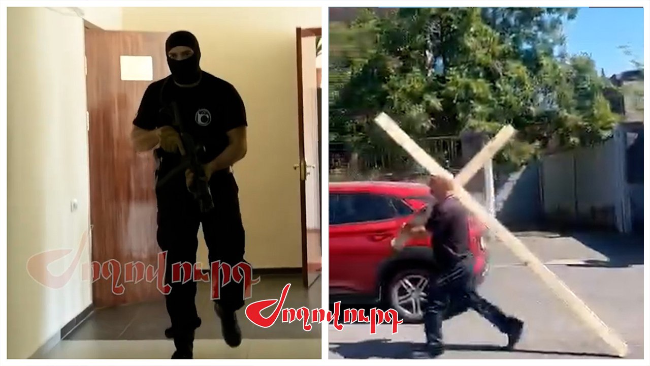 ՏԵՍԱՆՅՈՒԹ․ Իշխանությունը յուրացնելու գործով կալանավորվածը խաչը ուսին գնացել է դատարան․ ո՞վ է նա