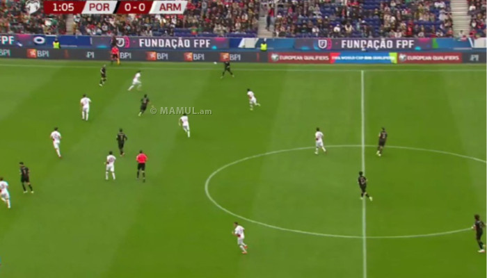  Պորտուի «Դրագաու» մարզադաշտում մեկնարկեց Պորտուգալիա-Հայաստան հանդիպումը. ՈՒՂԻՂ ՄԻԱՑՈՒՄ 