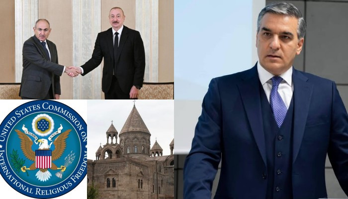  «Երկու հարցի վերաբերյալ զեկույց եմ ներկայացրել USCIRF-ին»․ Արման Թաթոյան 