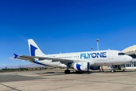 «Զվարթնոցից» Բաքու է մեկնել FlyOne–ի ինքնաթիռը