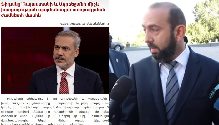  Արարատ Միրզոյանը արձագանքել է Ֆիդանի հայտարարությանը 