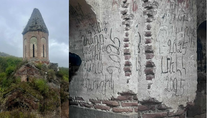  Թարմ գրություններով պղծված որմանկաներ և բարձիթողի վիճակ Կիրանցի վանքում 